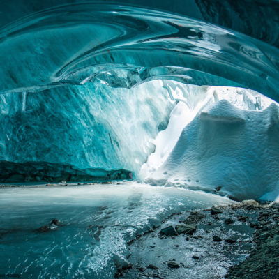 'Exploring An Ice Cave In British Columbia