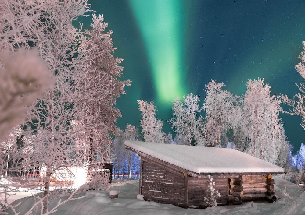 Northern Lights Ranch Aurora Finnish Lapland