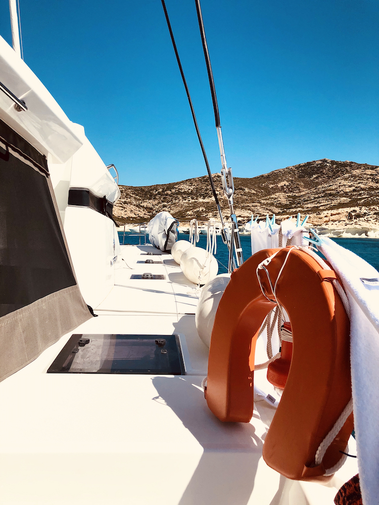On board catamaran The Ultimate Guide To Boat Charter In Greece Part 1