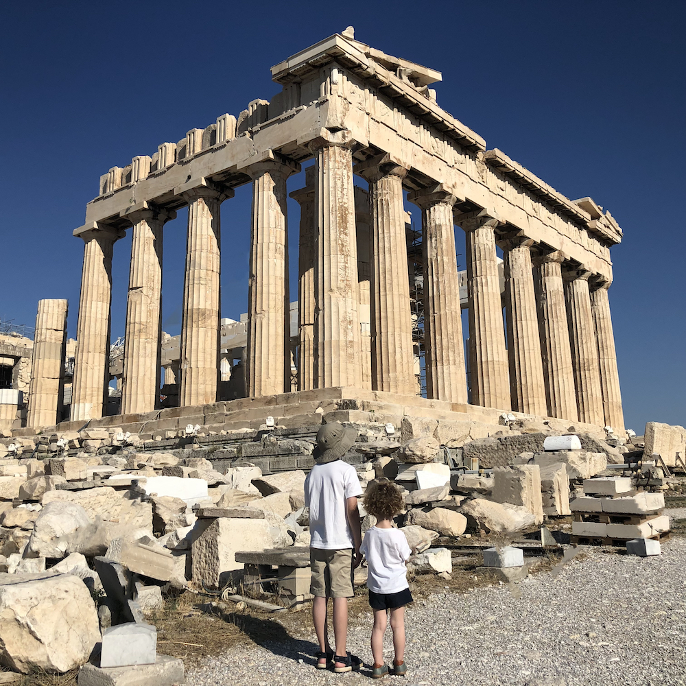A Family Travel Guide to Athens Parthenon Corner