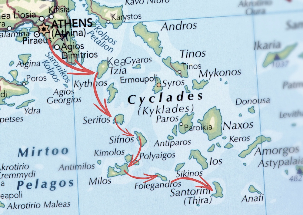 Cyclades Itinerary Dreamy 8 Day Cyclades Sailing Adventure Part 1