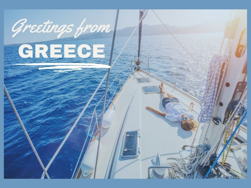 Greetings from Greece Postcard