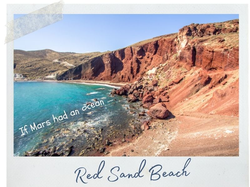 Red Sand Beach Santorini